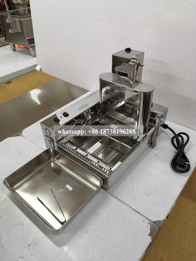 New design four-row mini automatic donut making machine, small household electric doughnut maker machine 1