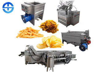 High Speed Potato Chips Production Line / Fully Automatic Potato Chips Making Machine
