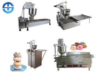 Stainless Steel Automatic Mini Donut Machine , Commercial Donut Making Machine