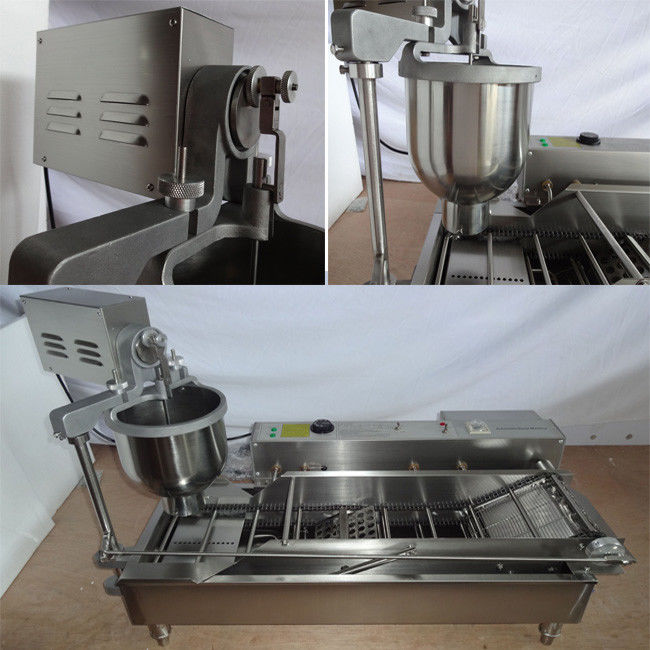T-100 Commercial 2 Rows Fully Automatic Donut Fryer Making Machine 0
