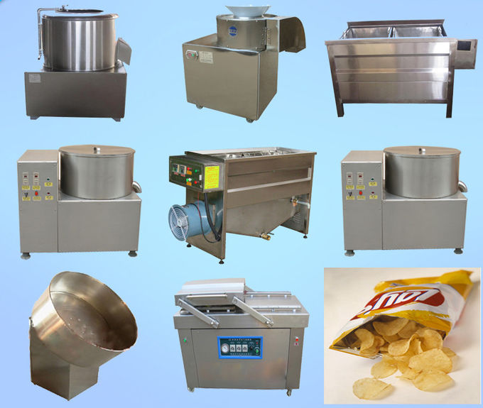 Small Scale Potato Chips Making Machine Semi Automatic French Fries Production Line 0